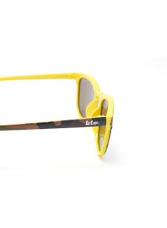 Lee Cooper Kids' Polarized Sunglasses Yellow Frame Blue Mirror Lens - 50mm Lens - LCK105C01  - Image 4