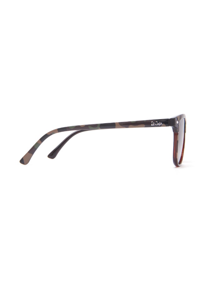 لي كوبر Kids' Polarized Sunglasses Brown Frame Brown Mirror Lens 50mm  - LCK105C02  - Image 4