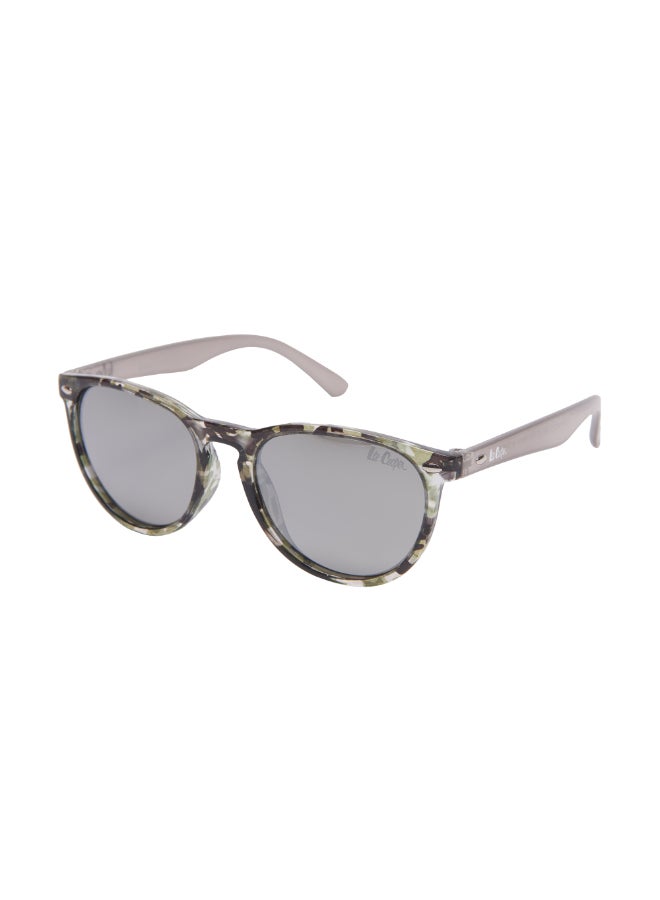 لي كوبر Kids' Polarized Sunglasses Grey Frame Silver Mirror Mirror Lens 48mm  - LCK106C03  - Image 3