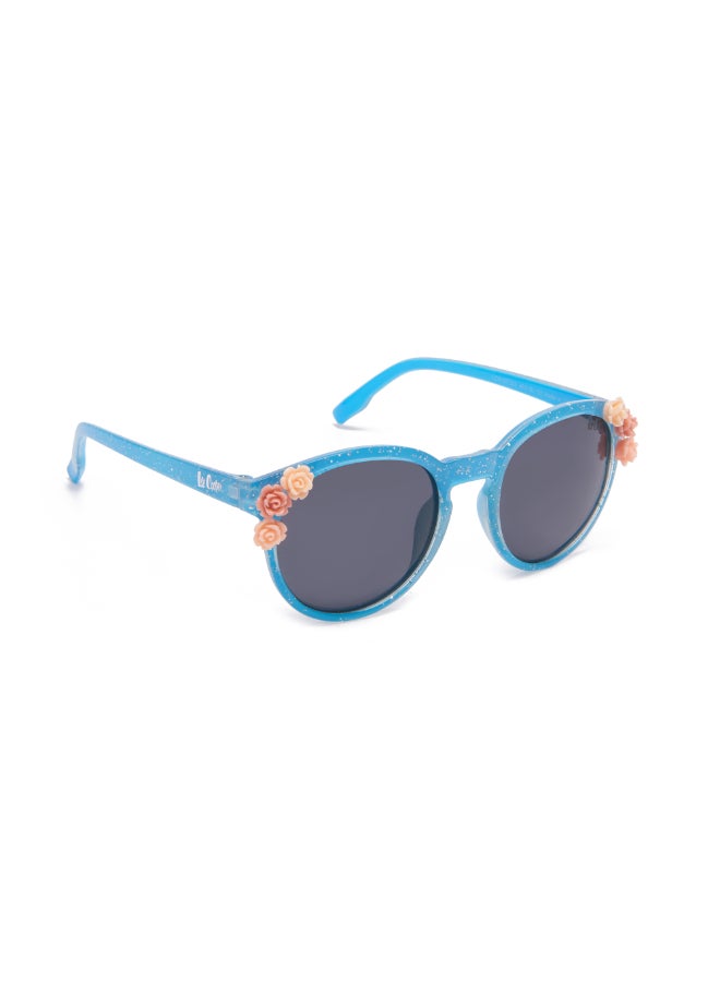 لي كوبر - Girls' Polarized Sunglasses Blue Frame Blue Lens - 46mm Lens - LCK107C03 - Image 1