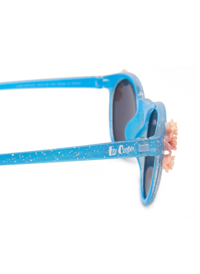لي كوبر - Girls' Polarized Sunglasses Blue Frame Blue Lens - 46mm Lens - LCK107C03 - Image 1