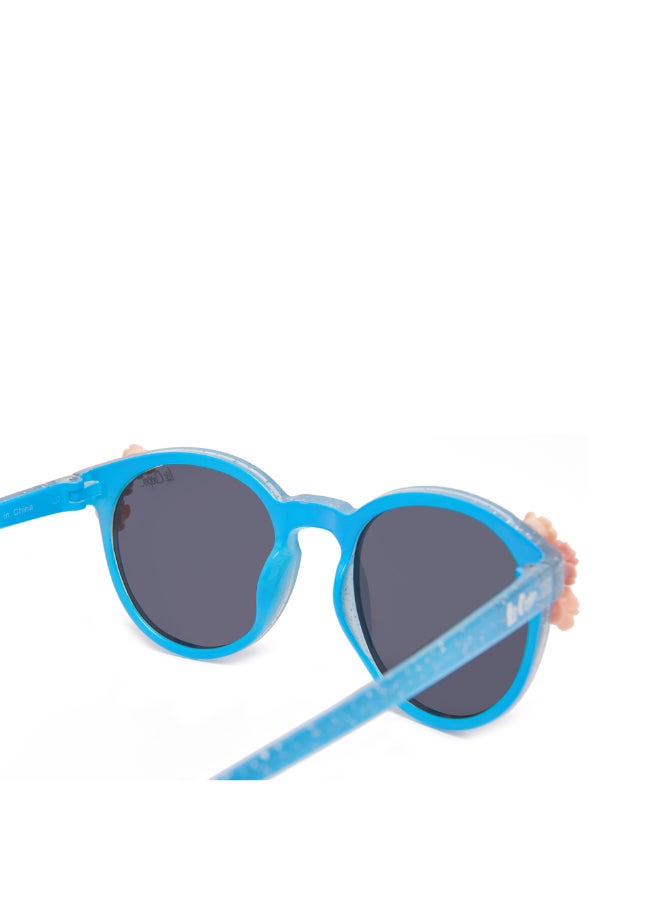 لي كوبر - Girls' Polarized Sunglasses Blue Frame Blue Lens - 46mm Lens - LCK107C03 - Image 1