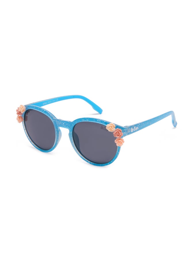 لي كوبر - Girls' Polarized Sunglasses Blue Frame Blue Lens - 46mm Lens - LCK107C03 - Image 1