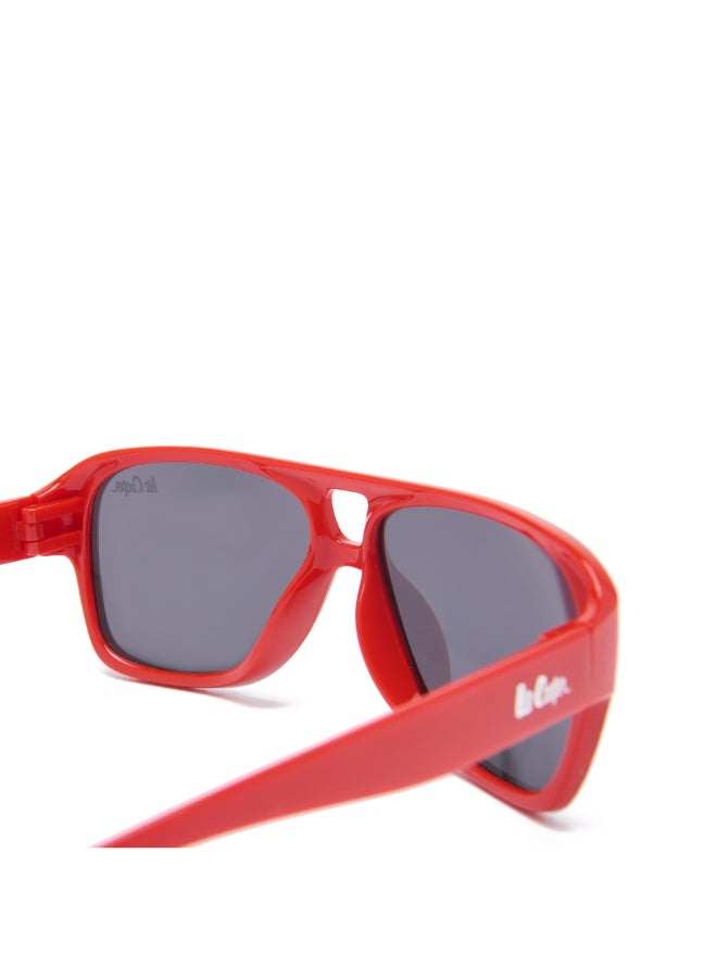 Lee Cooper - Kids' Polarized Sunglasses Red Frame Grey Lens - 52mm Lens - LCK108C02 - Image 1