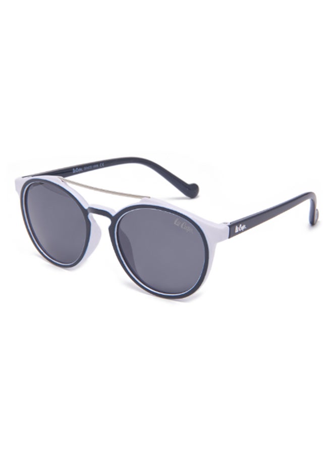 لي كوبر Kids' Polarized Sunglasses Blue Frame Grey Mirror Lens 47mm  - LCK109C01  - Image 3