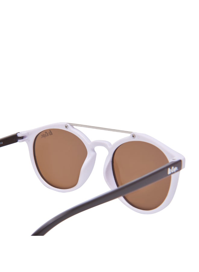 Kids' Polarized Sunglasses Brown Frame Brown Mirror Lens 47mm  - LCK109C03