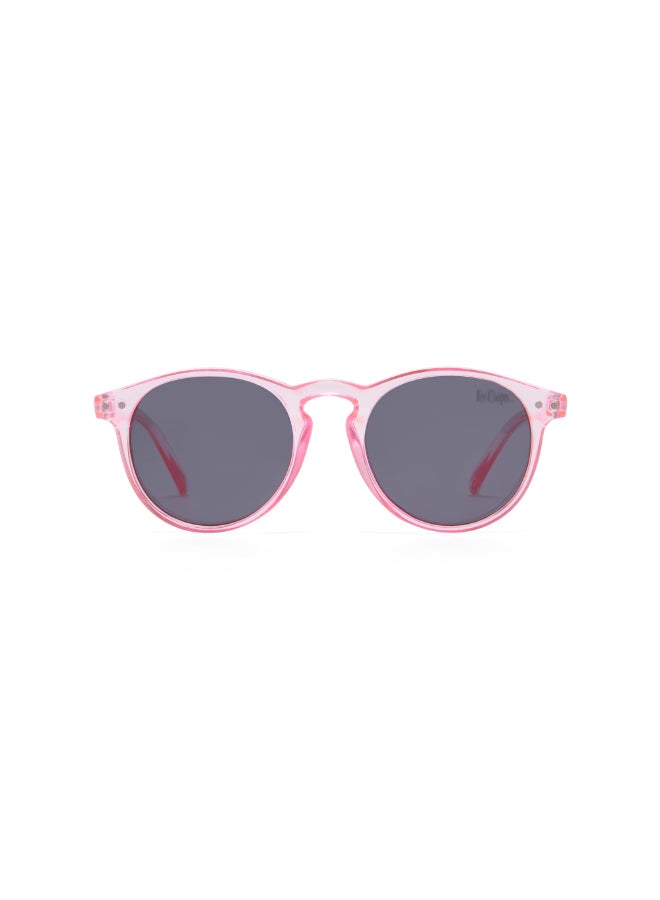 لي كوبر - Girls' Polarized Sunglasses Pink Frame Grey Lens - 45mm Lens - LCK112C01 - Image 1