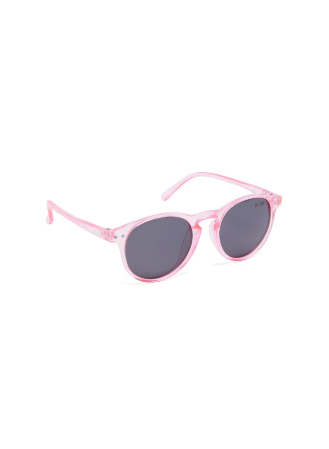 لي كوبر - Girls' Polarized Sunglasses Pink Frame Grey Lens - 45mm Lens - LCK112C01 - Image 1