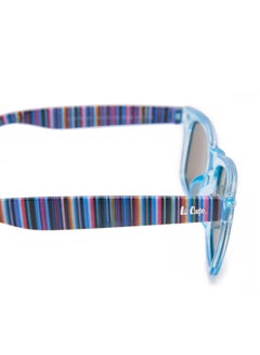 لي كوبر Kids' Polarized Sunglasses Blue Frame Blue Mirror Lens - 44mm Lens - LCK114C01  - Image 4