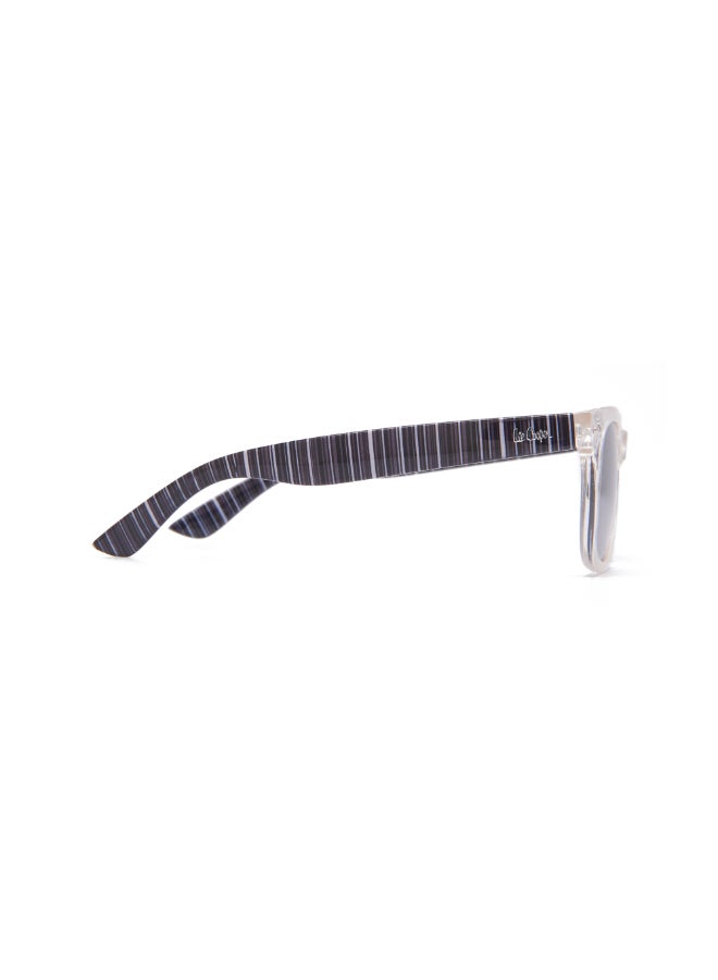 Lee Cooper Kids' Polarized Sunglasses Transprarent Frame Silver Mirror Lens - 44mm Lens - LCK114C02  - Image 5