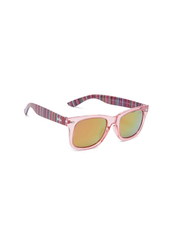 Lee Cooper Kids' Polarized Sunglasses Pink Frame Pink Mirror Lens - 44mm Lens - LCK114C03  - Image 2