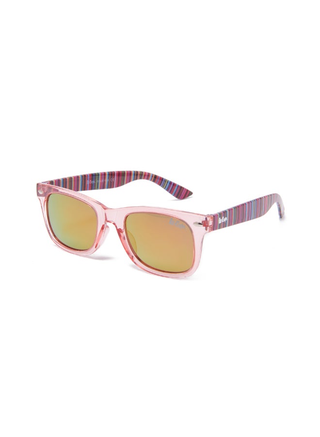 Lee Cooper Kids' Polarized Sunglasses Pink Frame Pink Mirror Lens - 44mm Lens - LCK114C03  - Image 3