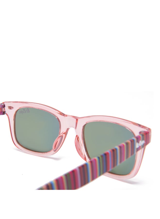 Lee Cooper Kids' Polarized Sunglasses Pink Frame Pink Mirror Lens - 44mm Lens - LCK114C03  - Image 4