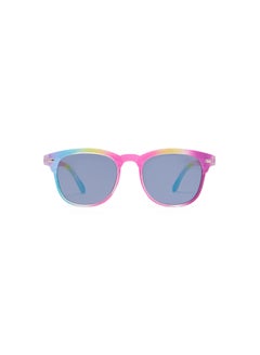 Lee Cooper Kids' Polarized Sunglasses Rainbow Colorful Frame Blue Lens - 41mm Lens - LCK115C02  - Image 1