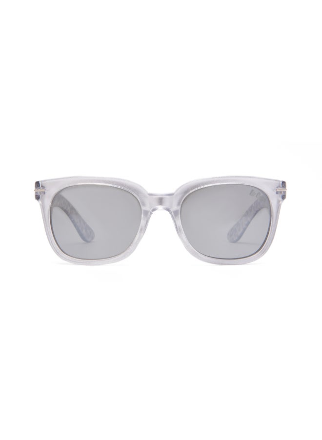 لي كوبر Polarized Sunglasses Silver Frame Silver Mirror Mirror Lens 47mm  - LCK116C02  - Image 1