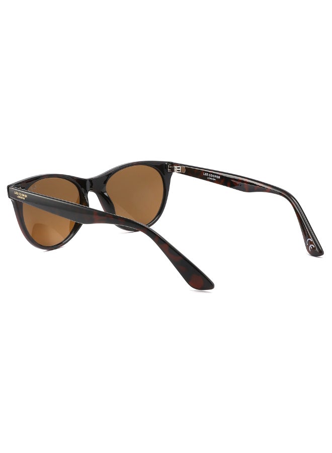 لي كوبر Polarized Sunglasses Demi Frame Brown Lens - 52mm Lens - LC1002C01 - Image 3