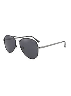 لي كوبر Polarized Sunglasses Black Frame Smoke Lens - 57mm Lens - LC1015C02  - Image 1
