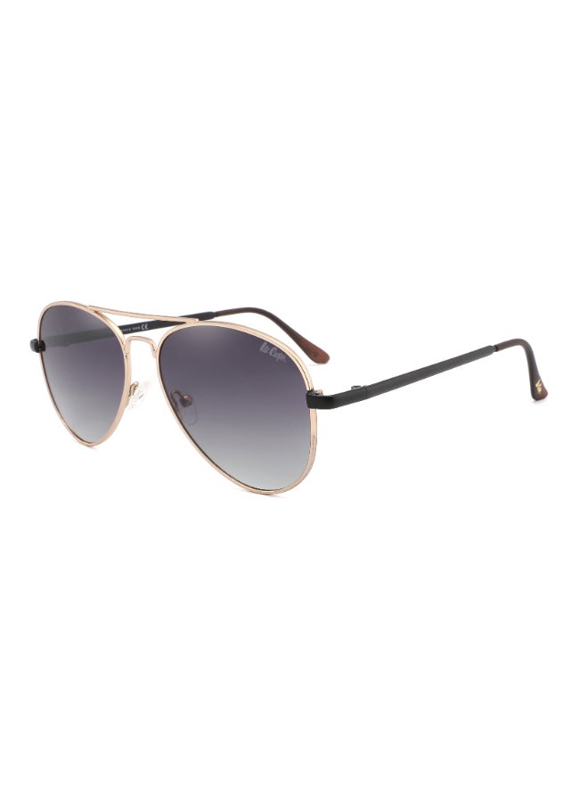 لي كوبر - Polarized Sunglasses Gold Frame Grad Smoke Lens - 57mm Lens - LC1015C03 - Image 1