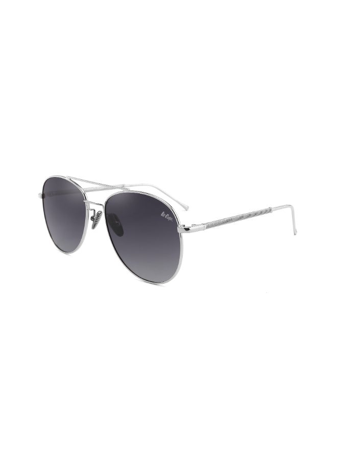 Polarized Sunglasses Silver Frame Grad. Smoke Lens - 57mm Lens - LC1017C02 - pnsku/N70117929V/45/_/1728485373/3d16517b-e995-437f-b61f-e65a61fc896d