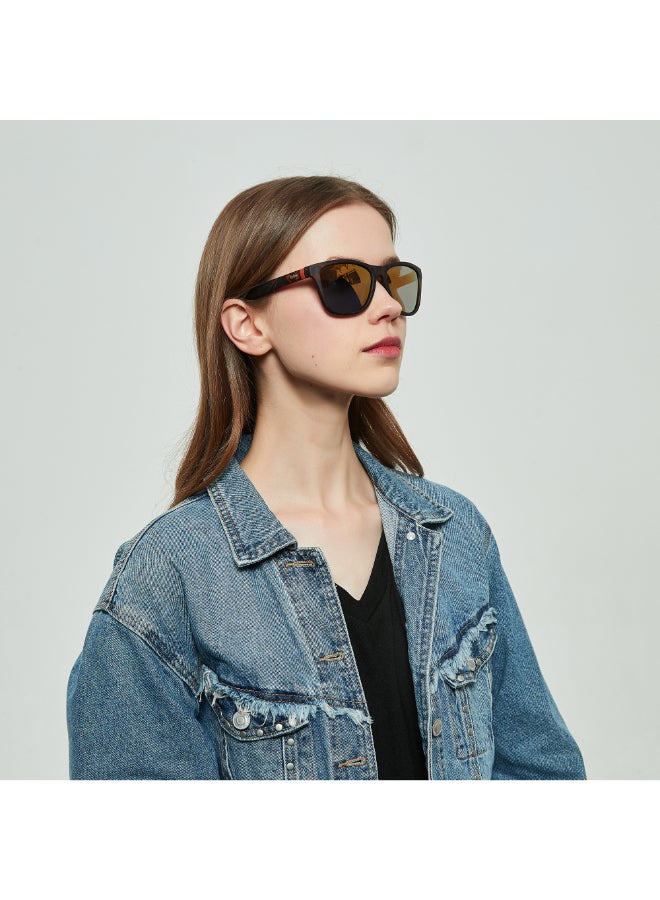 لي كوبر نظارات شمسية قطبية بإطار ديمي عدسة مرآة زرقاء 55 مم - LC1039C02 - Image 4