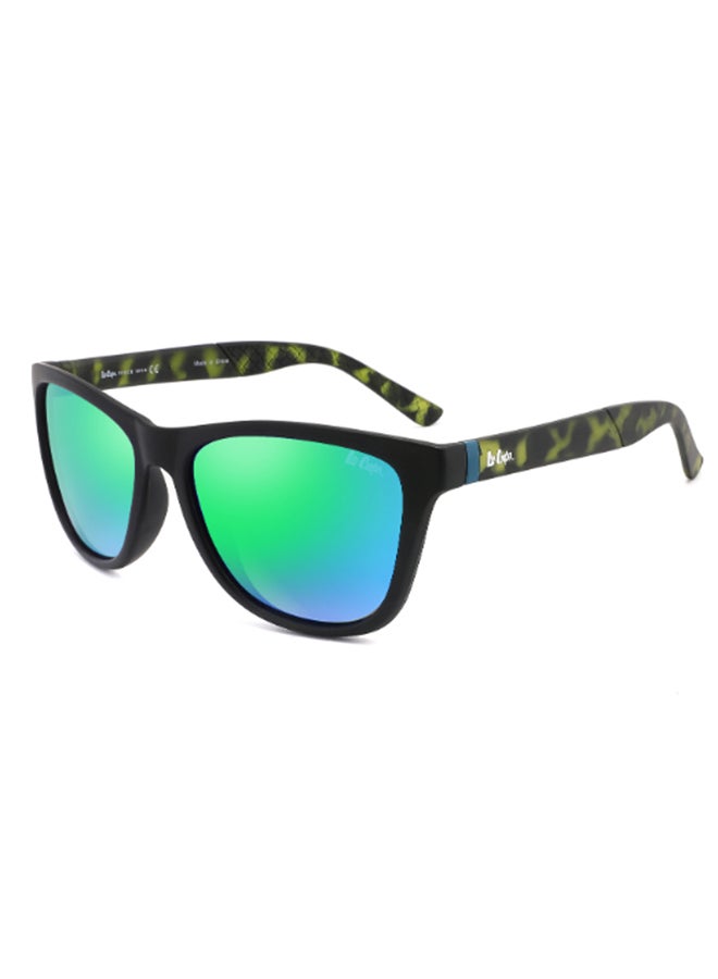 لي كوبر Polarized Sunglasses Demi Frame Blue Revo Mirror Lens 55mm  - LC1039C03  - Image 1