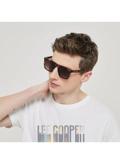 لي كوبر Polarized Sunglasses Demi Frame Gr. Brown Lens - 50mm Lens - LC1021C02  - Image 5