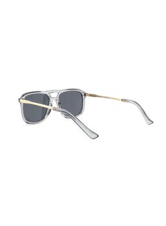 لي كوبر Men's Polarized Sunglasses Transparent Grey Frame Grey Lens - 55mm Lens - LC1023C01  - Image 3