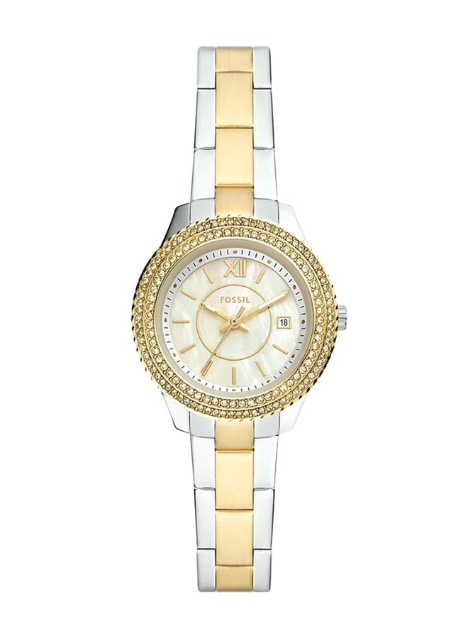 FOSSIL Women's Stella Round Quartz Watch ES5138 - 30 mm - Multicolour  - Image 1
