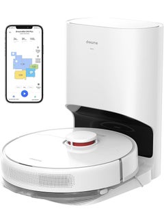 Dreame D10 Plus Robot Vacuum Cleaner with Mop, 4000 Pa Strong Suction, LiDAR Navigation, Self Emptying Base for 45 Days of Cleaning, Compatible with Alexa, Wi-Fi Connected 0.01 W D10 PLUS WHITE