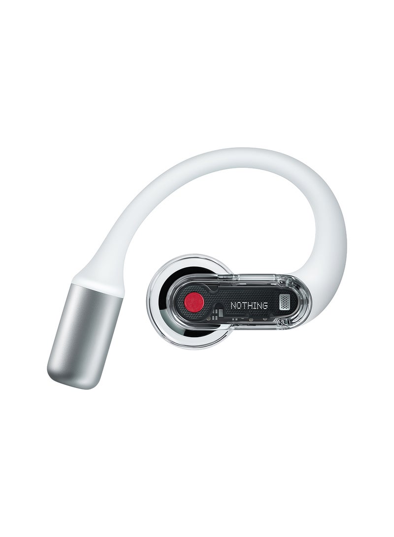 Nothing - Ear (open) wireless open headphones with Dual mics and AI Clear Voice, Open Sound Technology, IP54 water resistant, 30 hours of playback and Advanced EQ White - Image 1