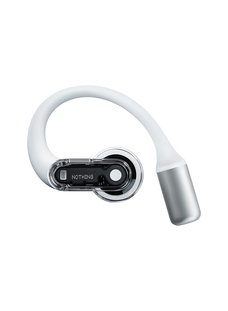 Nothing - Ear (open) wireless open headphones with Dual mics and AI Clear Voice, Open Sound Technology, IP54 water resistant, 30 hours of playback and Advanced EQ White - Image 1