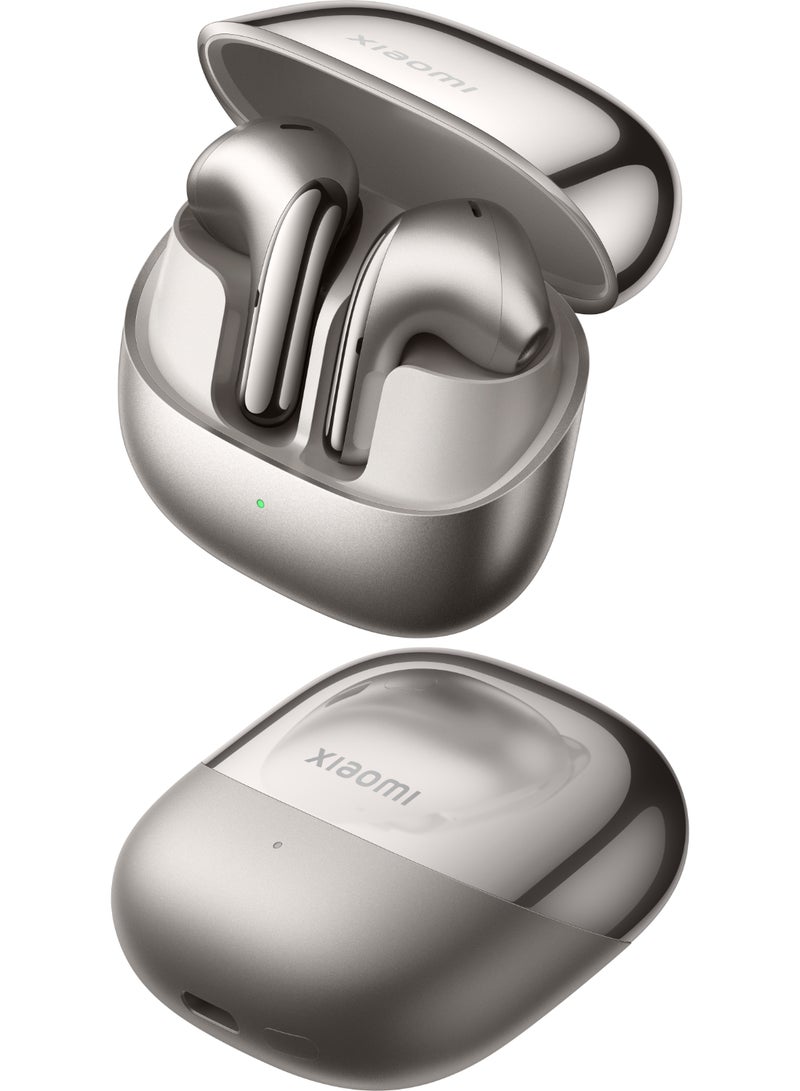 شاومي - Buds 5|Up To 46Db Active Noise Reduction|12.4Mm Titanium Plated Diaphragm|Convenient Connection|Bluetooth|10H/40H Ultra Long Battery Life Titan Gray - Image 1