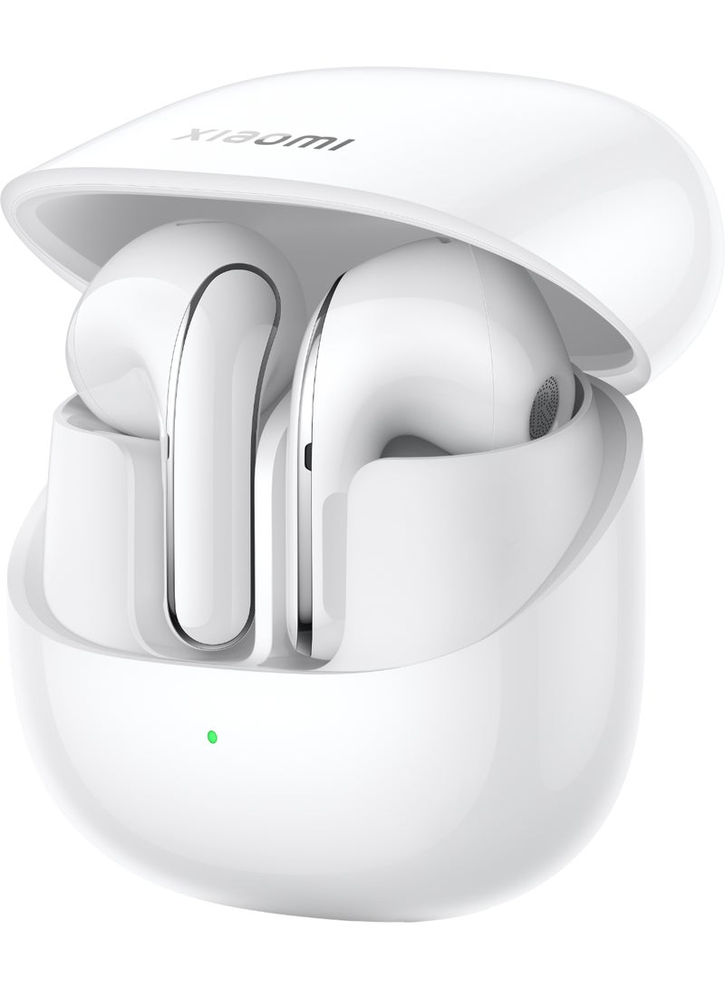 Xiaomi - Buds 5|Up To 46Db Active Noise Reduction|12.4Mm Titanium Plated Diaphragm|Convenient Connection|Bluetooth|10H/40H Ultra Long Battery Life Ceramic White - Image 1
