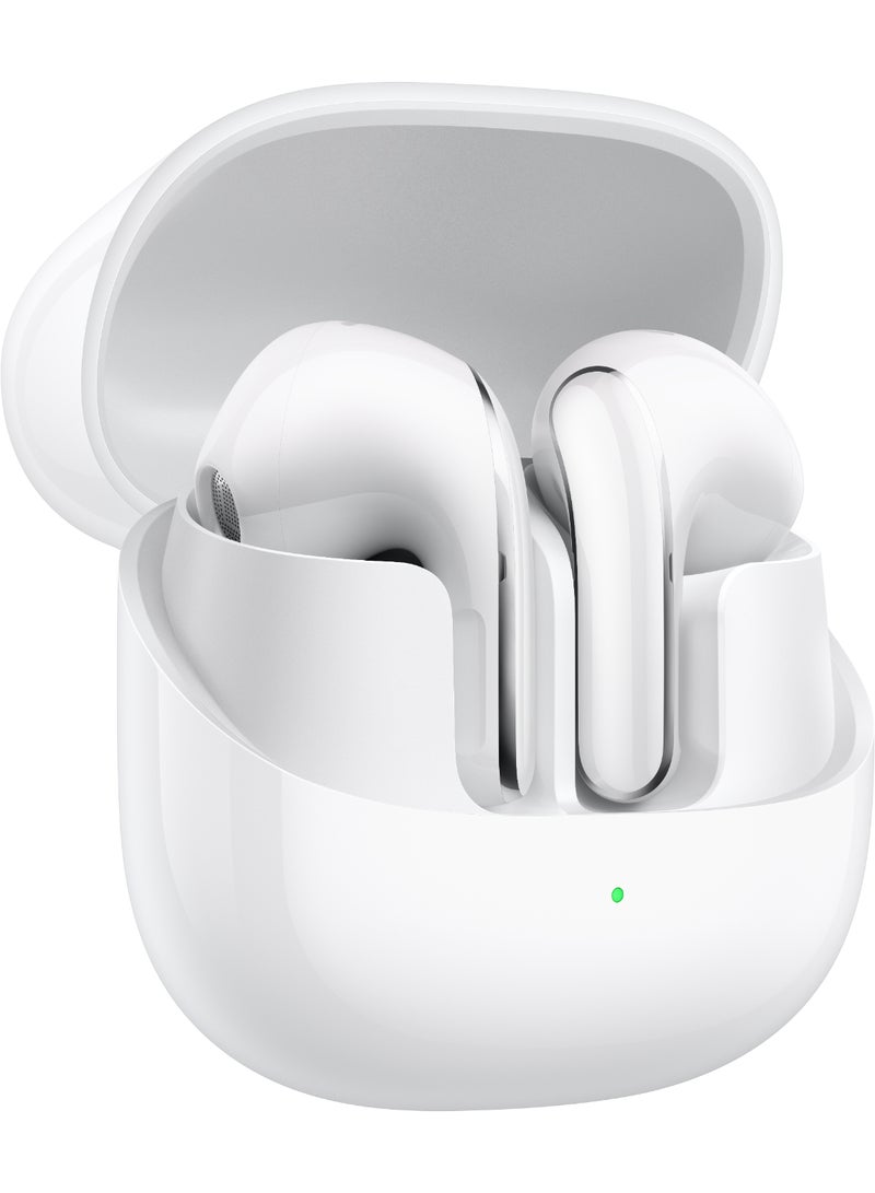 Xiaomi - Buds 5|Up To 46Db Active Noise Reduction|12.4Mm Titanium Plated Diaphragm|Convenient Connection|Bluetooth|10H/40H Ultra Long Battery Life Ceramic White - Image 1