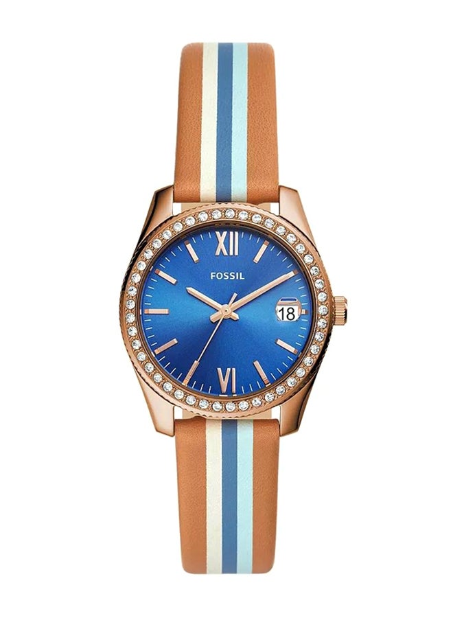 FOSSIL Women's Scarlette Mini Round Quartz Watch ES4591 - 32 mm - Multicolour  - Image 1