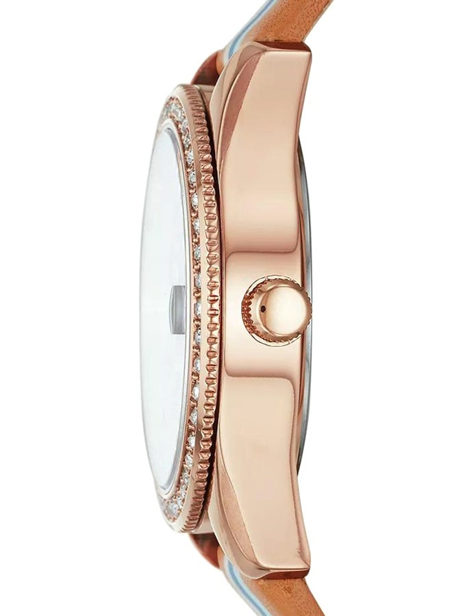 FOSSIL Women's Scarlette Mini Round Quartz Watch ES4591 - 32 mm - Multicolour  - Image 2