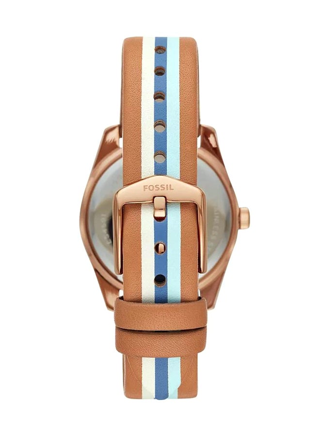 FOSSIL Women's Scarlette Mini Round Quartz Watch ES4591 - 32 mm - Multicolour  - Image 3