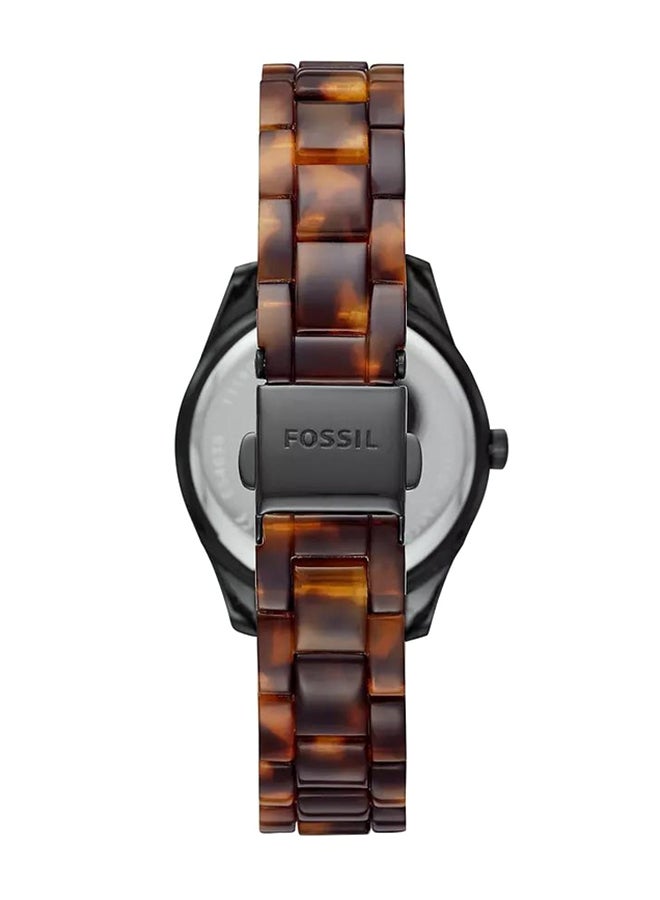 FOSSIL Women's Scarlette Mini Round Quartz Watch ES4638 - 32 mm - Multicolour  - Image 3