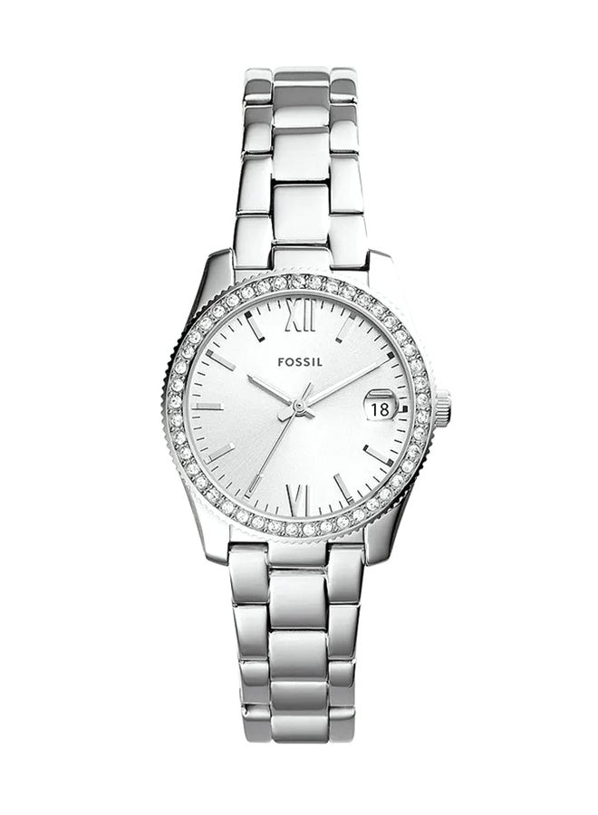 فوسيل - Women's Scarlette Mini Round Quartz Watch ES4317 - 32 mm - Silver - Image 1