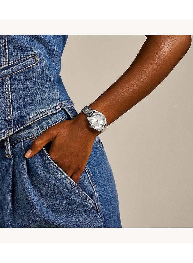 فوسيل - Women's Scarlette Mini Round Quartz Watch ES4317 - 32 mm - Silver - Image 1