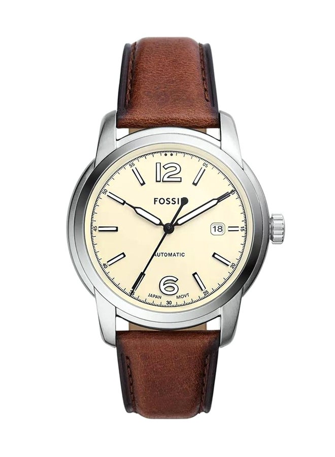 FOSSIL Men's Heritage Round Mechanical Watch ME3221 - 43 mm - Brown  - Image 1