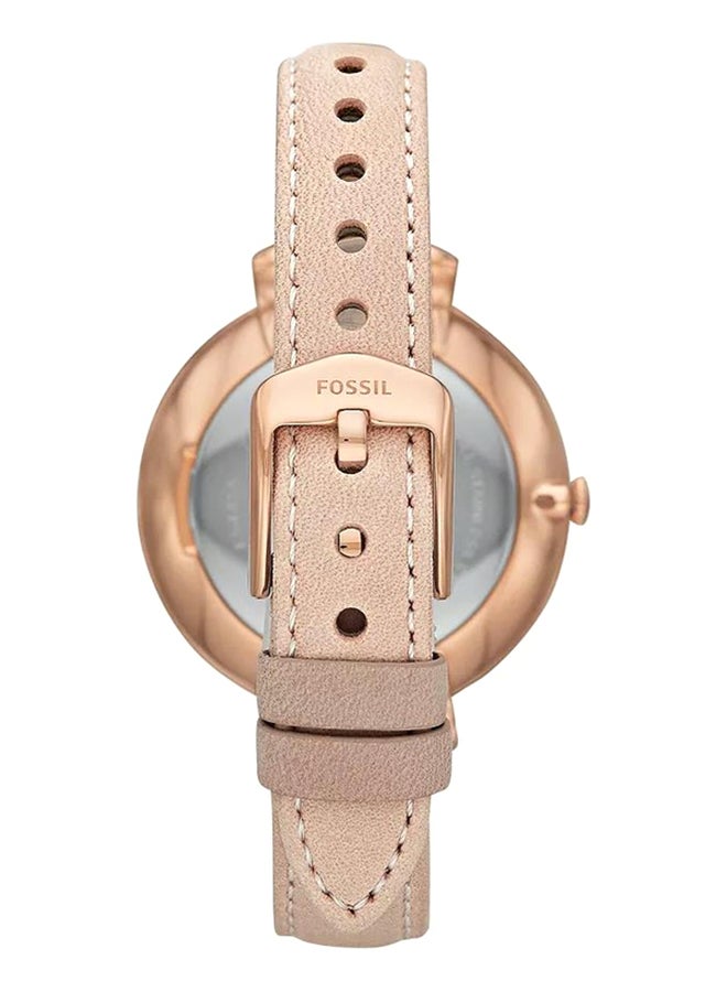FOSSIL Women's Jocelyn Round Quartz Watch ES4455 - 36 mm - Pink  - Image 3
