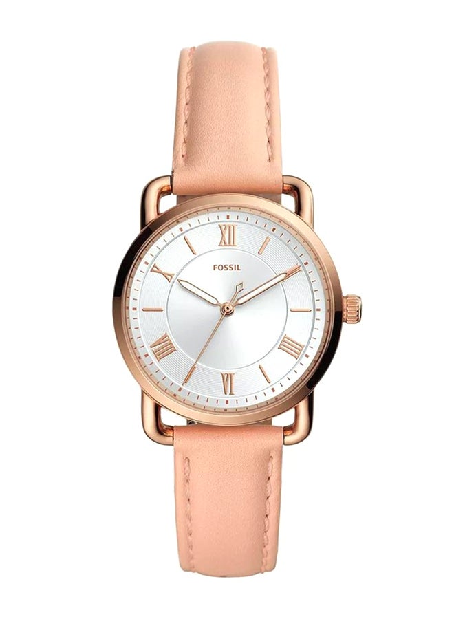 FOSSIL Women's Copeland Round Quartz Watch ES4823 - 34 mm - Pink  - Image 1