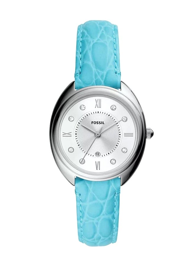 فوسيل - Women's Gabby Round Quartz Watch ES5094 - 34 mm - Blue - Image 1