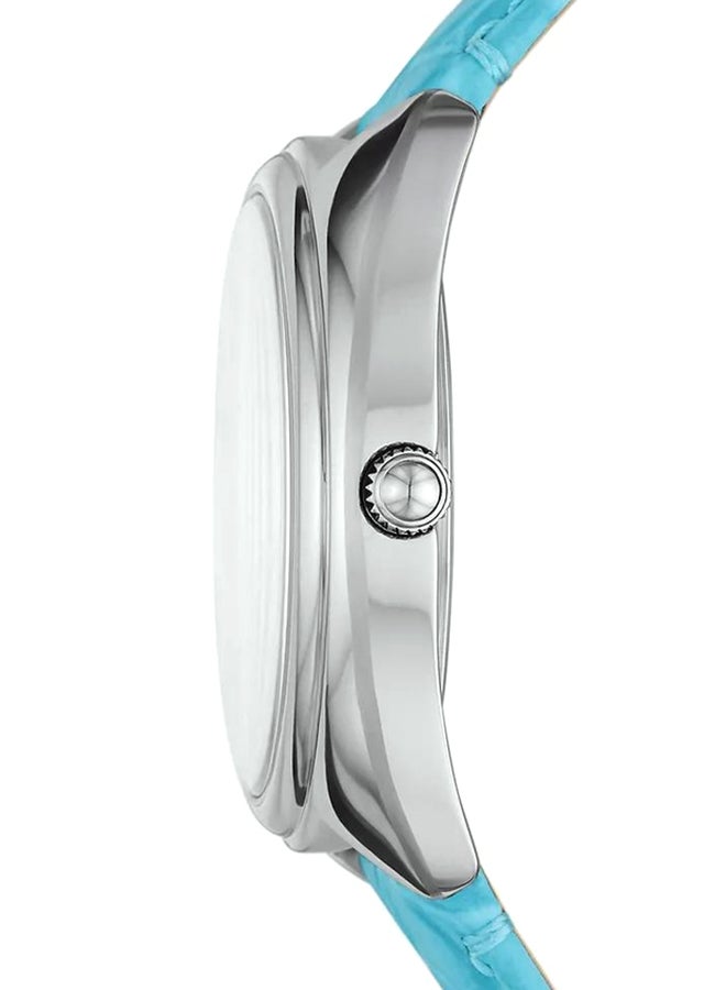 فوسيل - Women's Gabby Round Quartz Watch ES5094 - 34 mm - Blue - Image 1