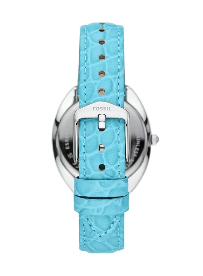 فوسيل - Women's Gabby Round Quartz Watch ES5094 - 34 mm - Blue - Image 1