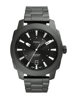 FOSSIL Men's Machine Round Quartz Watch FS5970 - 49 mm - White  - Image 1