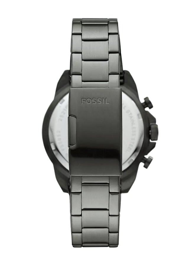 FOSSIL Men's Bronson Round Quartz Watch FS6017 - 44 mm - Grey  - Image 4