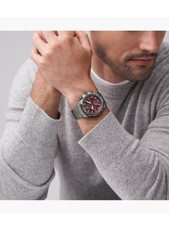 FOSSIL Men's Bronson Round Quartz Watch FS6017 - 44 mm - Grey  - Image 2