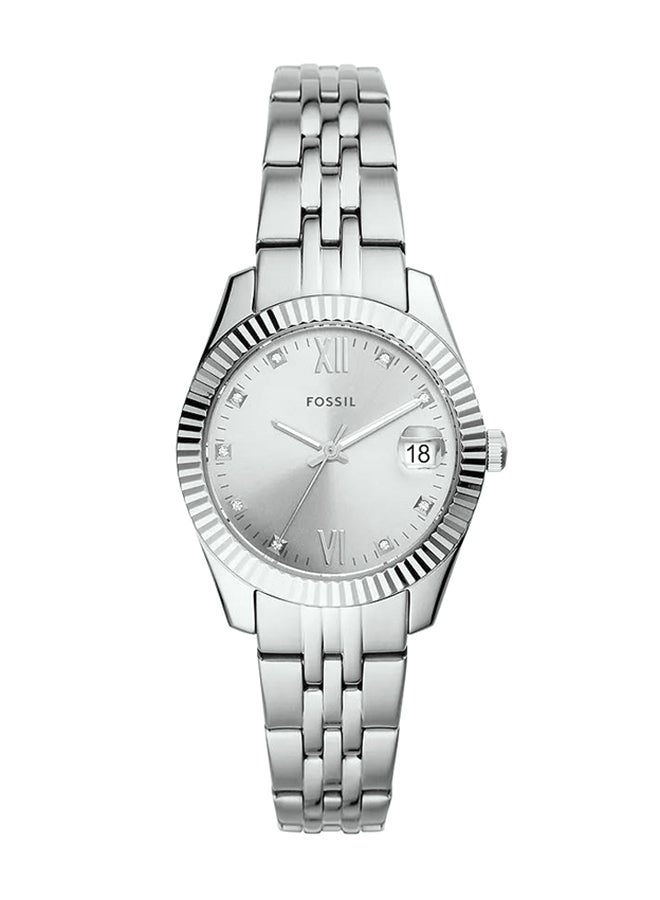 فوسيل - Women's Scarlette Mini Round Quartz Watch ES4897 - 32 mm - Silver - Image 1
